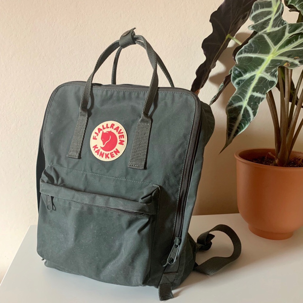 Fjallraven Kanken backpack dark green (big size)